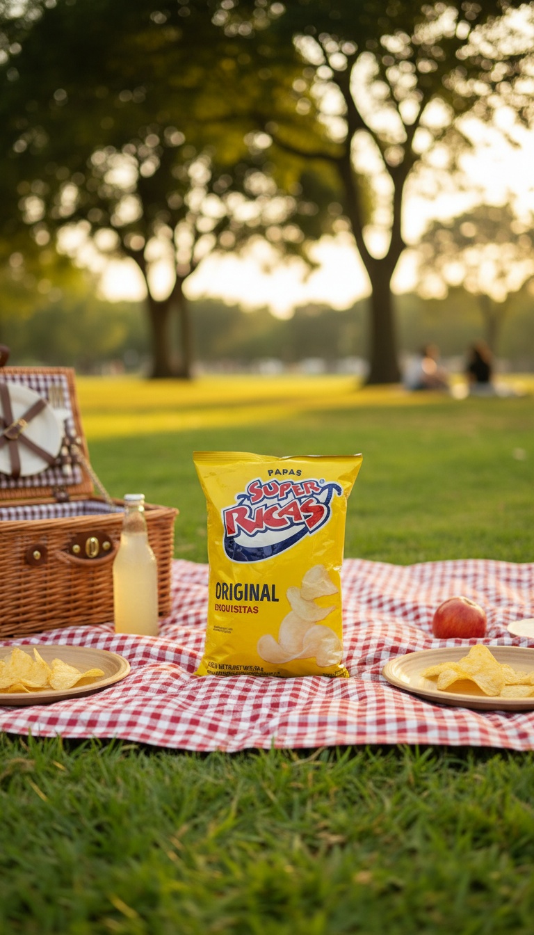 Super Ricas Chips Picnic Food Photography