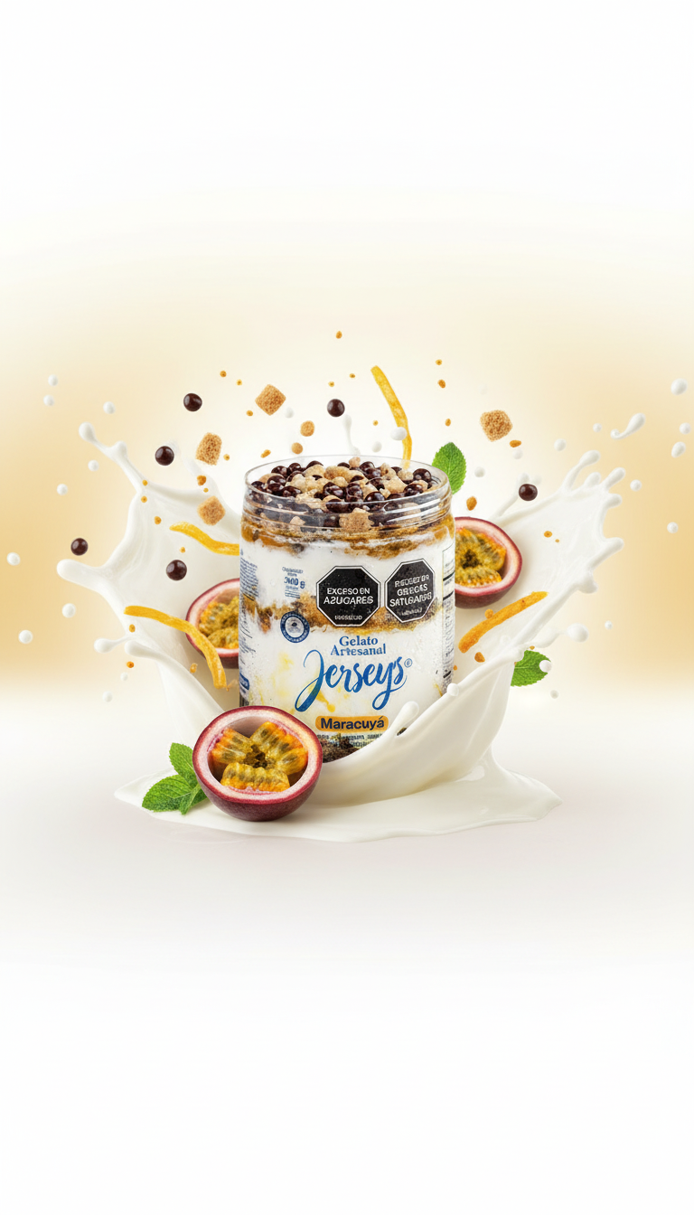 Gelato Jar Product Food Photography