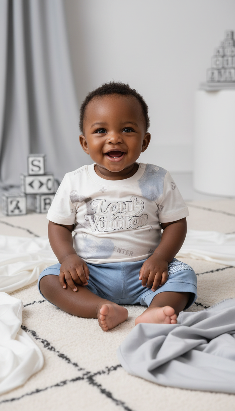 Louis Vuitton Infant Outfit Cotton Apparel