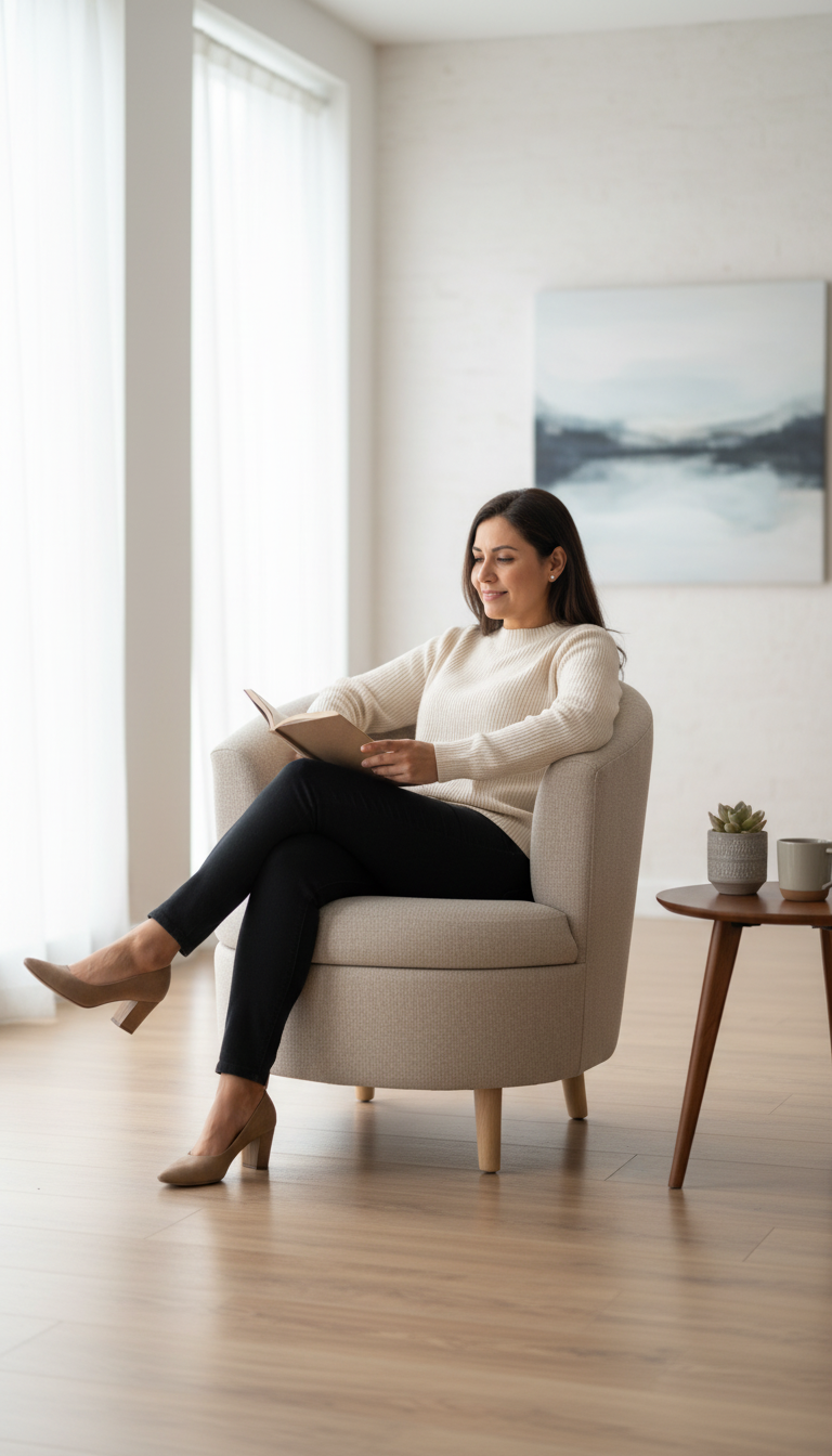 Modern Fabric Armchair