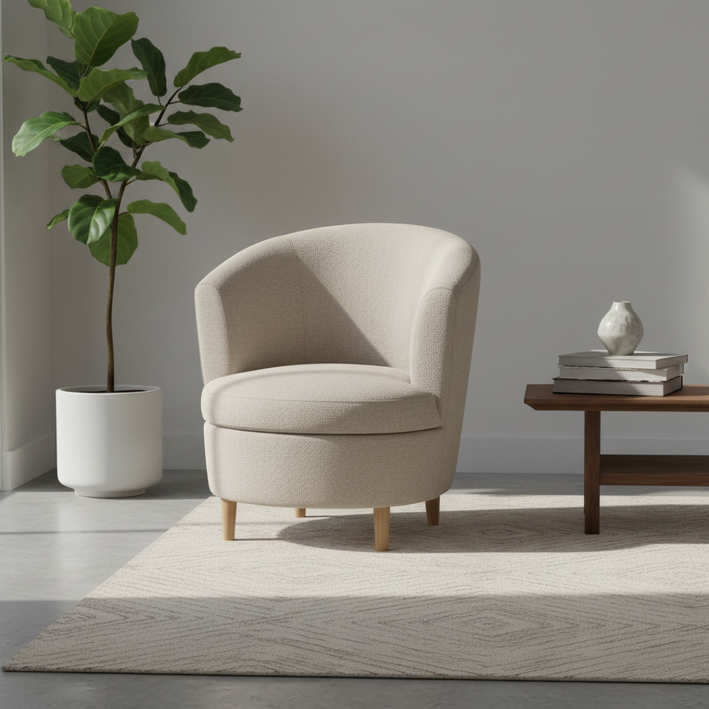 Modern Fabric Armchair