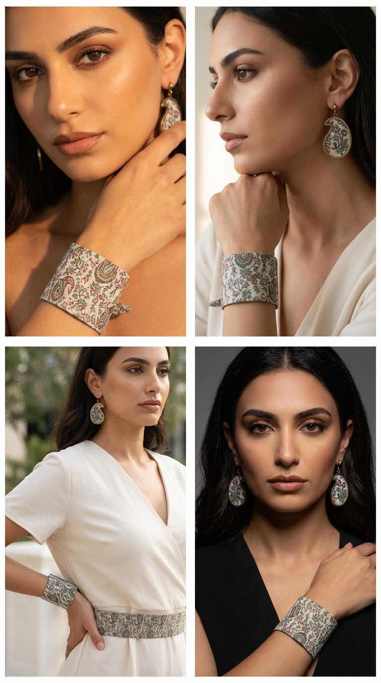 Paisley Cuff Bracelet Jewelry Fashion Photography