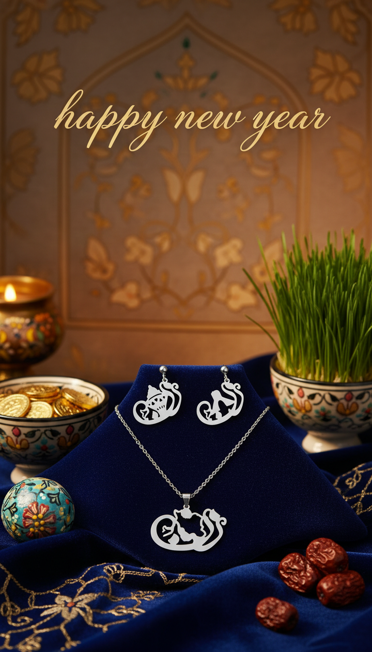 Nowruz Jewelry Set Product Photography