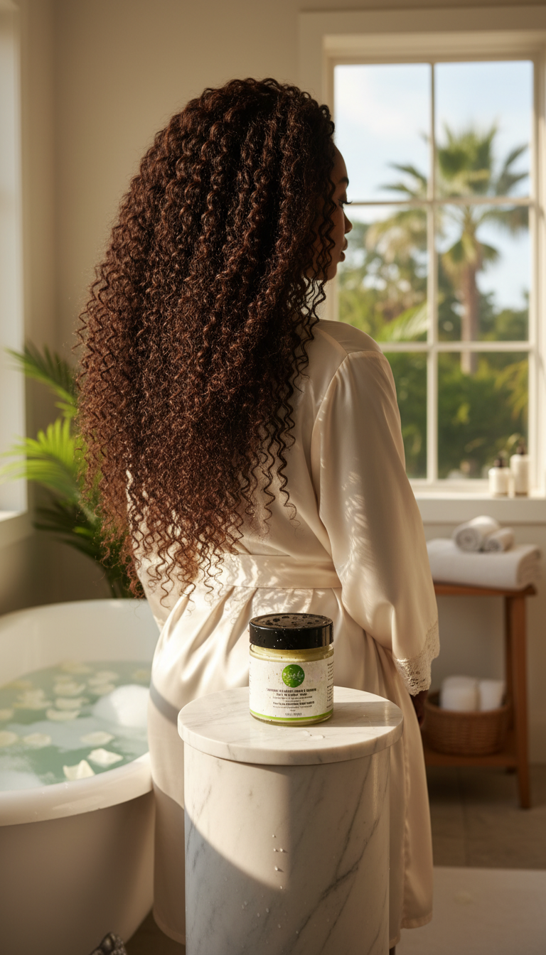 Hair Mask Lifestyle Product Photography