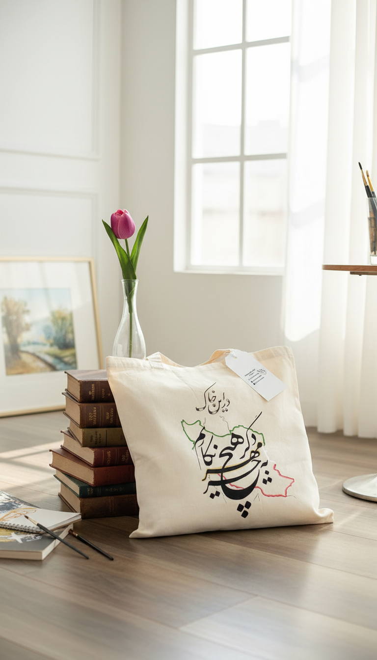 Canvas Tote Bag Lifestyle Product Photography