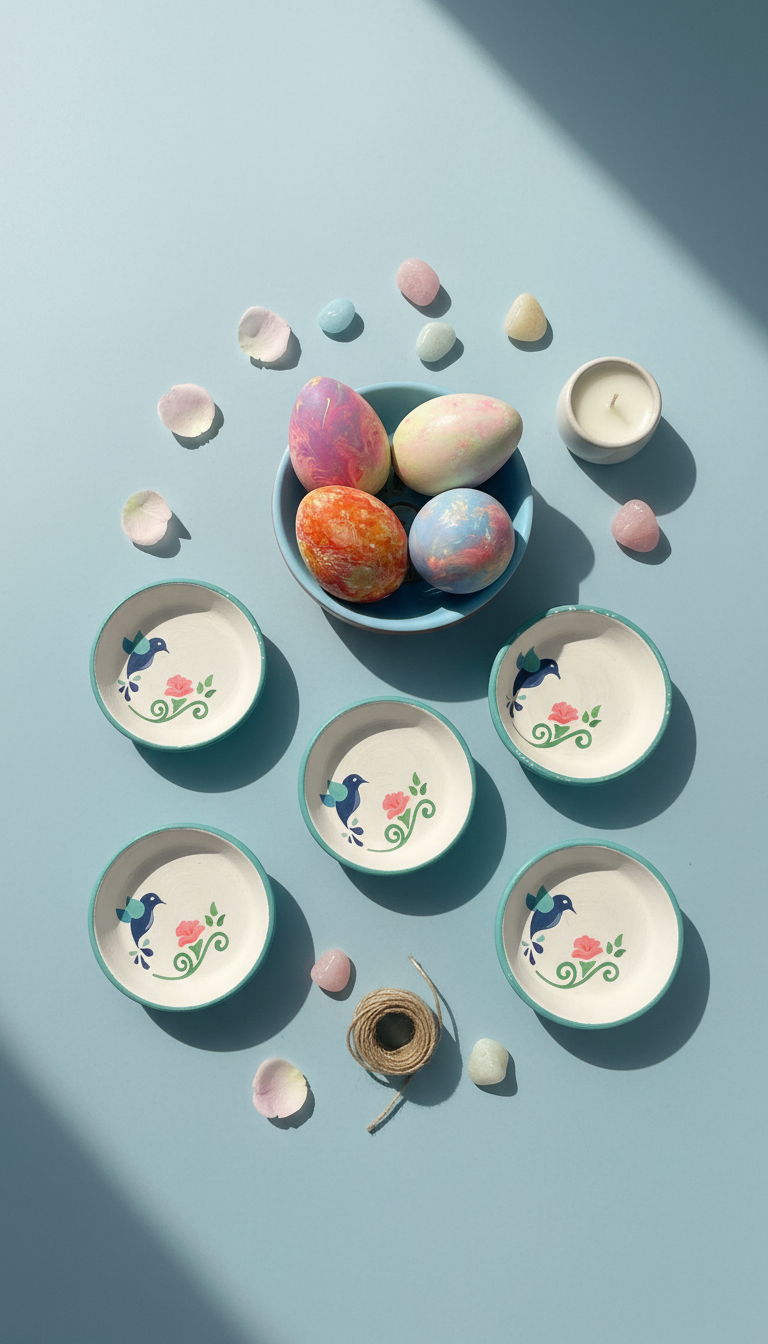 Easter Table Setting Still Life Photography