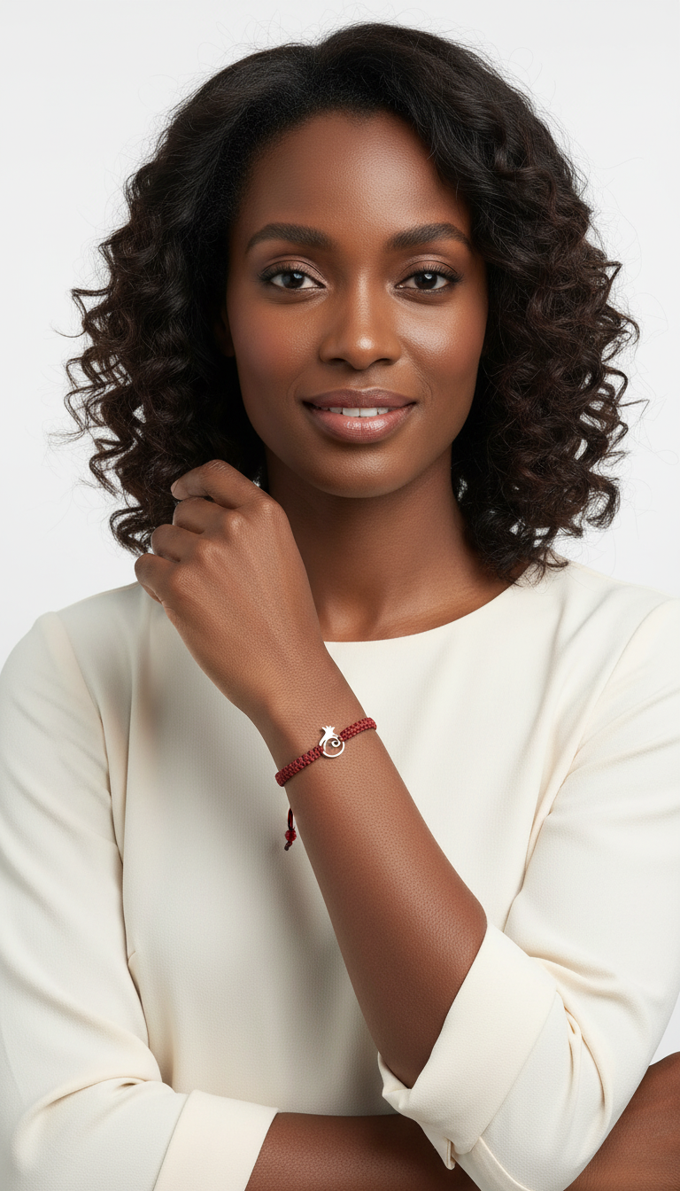 Pomegranate Charm Bracelet Fashion Photography